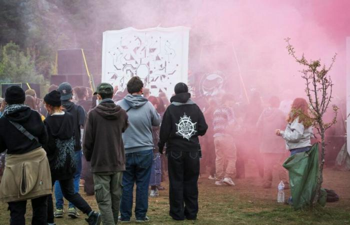 400 people came from all over France for a rave party in Sospel