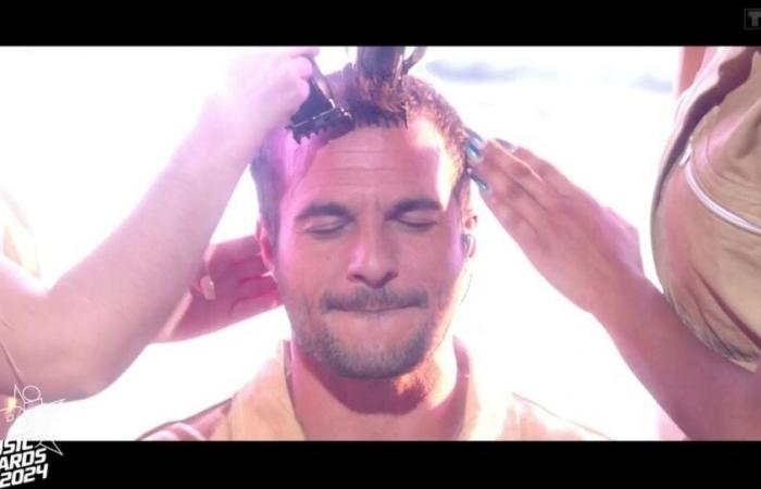 NRJ Music Awards 2024: Amir gets shaved live during his song