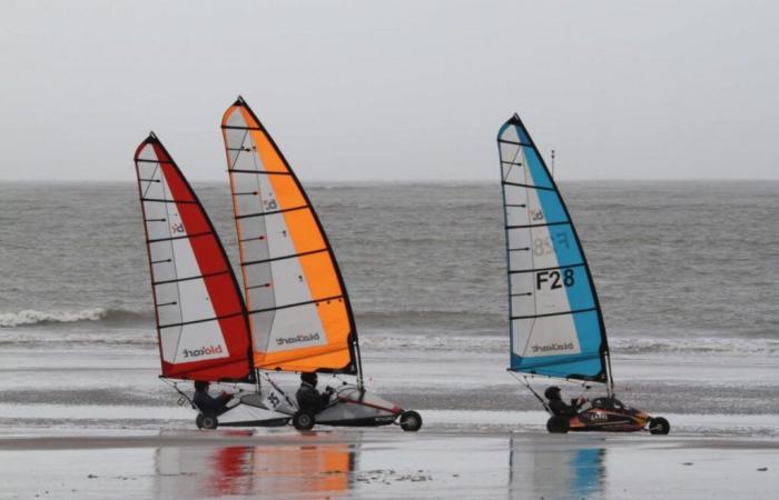 the Alizée Speed ​​sand yachting club takes the good wind