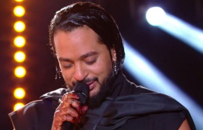 Slimane breaks down and bursts into tears on the stage of the NRJ Music Awards