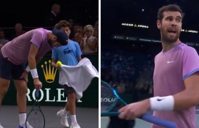 Paris Masters star gives up and confronts rival after getting injured on match point | Tennis | Sport