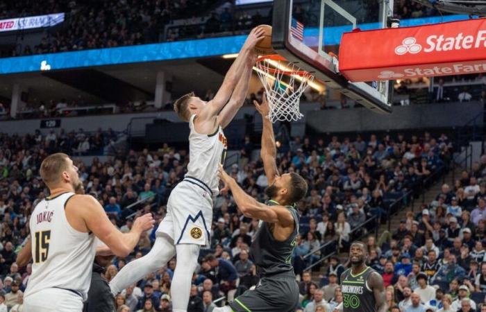 NBA: collision, technical foul then last perfect defense on Nikola Jokic, Rudy Gobert's funny match