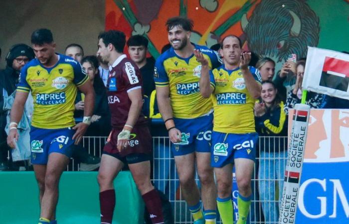 Top 14 – Clermont reacts against Union Bordeaux-Bègles and remains undefeated at home