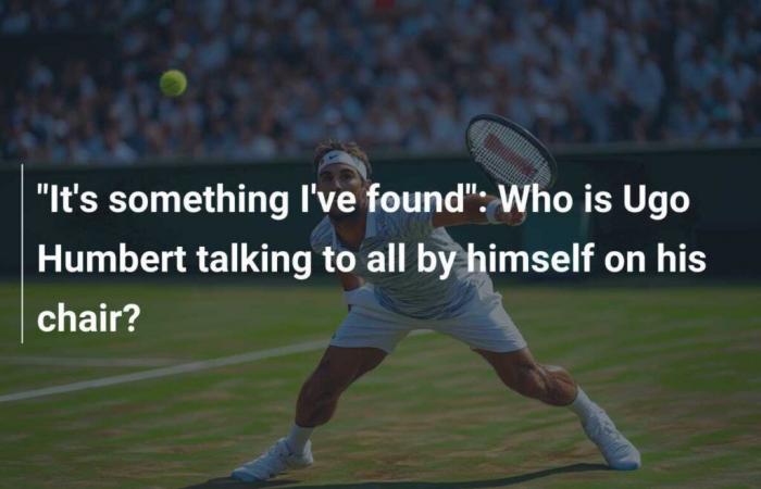 “It’s something I’ve found”: Who is Ugo Humbert talking to all by himself on his chair?