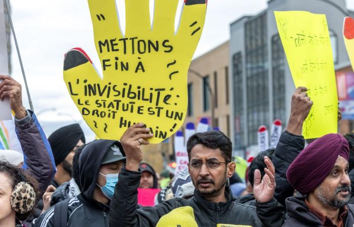 Immigration policies | March in support of undocumented migrants in Montreal