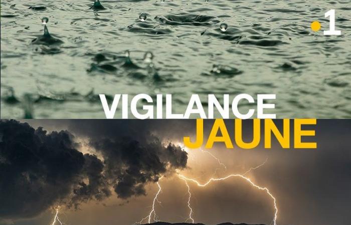 Guadeloupe in yellow for heavy rain and thunderstorms