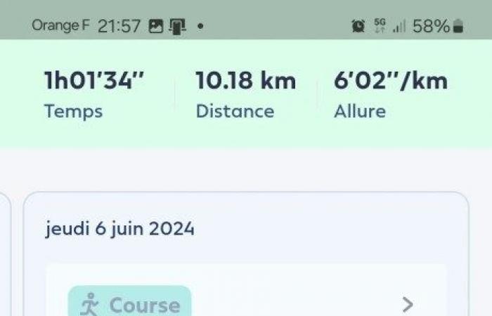 I used the Decathlon app for five months to run a half marathon