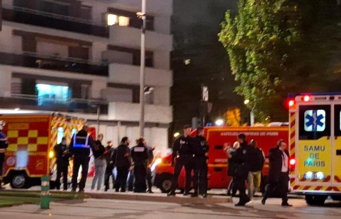 clashes between two groups of Paris FC supporters, four injured by stab wounds and seven people arrested