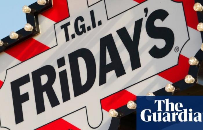 Restaurant chain TGI Fridays files for bankruptcy protection | US news