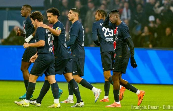 Match: PSG/Lens (1-0), individual performances