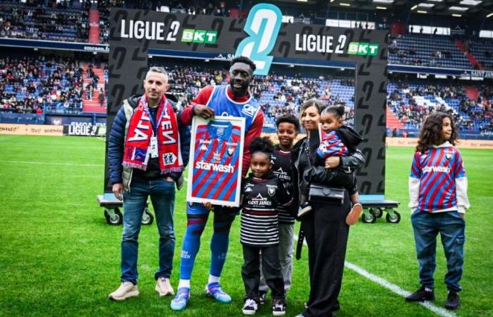 Soccer. SM Caen honors Alexandre Mendy, top scorer in the club's history