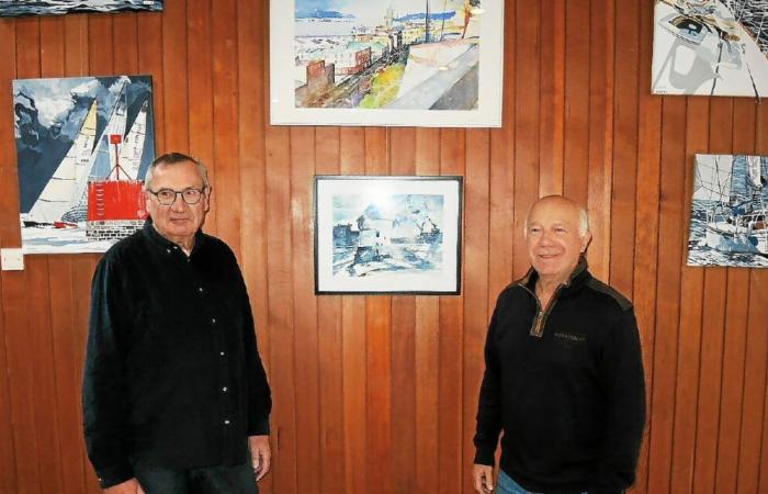 These two painter friends exhibit “Brest and the sea” at the youth hostel