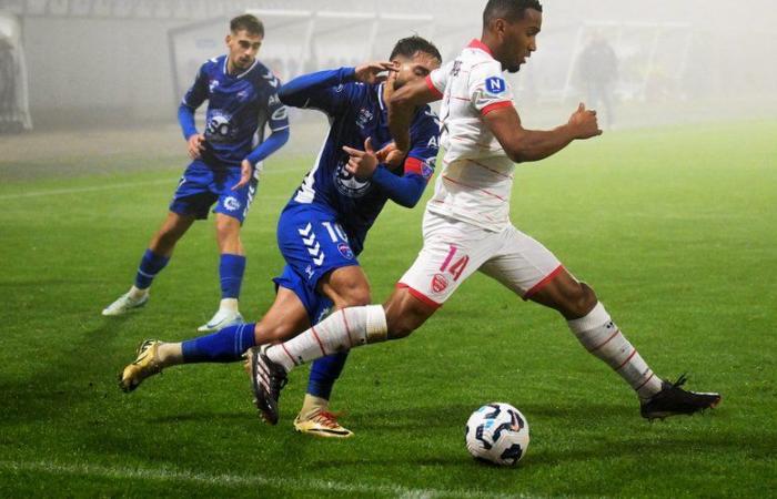 Football: Nîmes Olympique lost in the fog in Bourg-en-Bresse