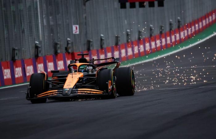 The starting grid for the Brazilian Grand Prix Sprint Race