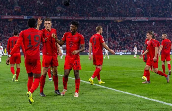 Harry Kane and Kingsley Coman have fun against Union Berlin – Bundesliga – J9 – Bayern-Union Berlin (3-0)