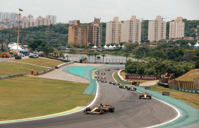 2024 Brazilian F1 Grand Prix Sprint Race Results