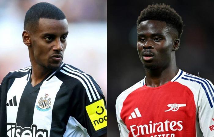 Newcastle – Arsenal: TV and free broadcast, streaming and starting lineups