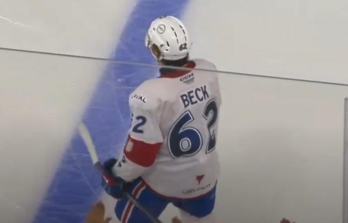 Owen Beck plays like a guy who wants to replace Christian Dvorak in Montreal