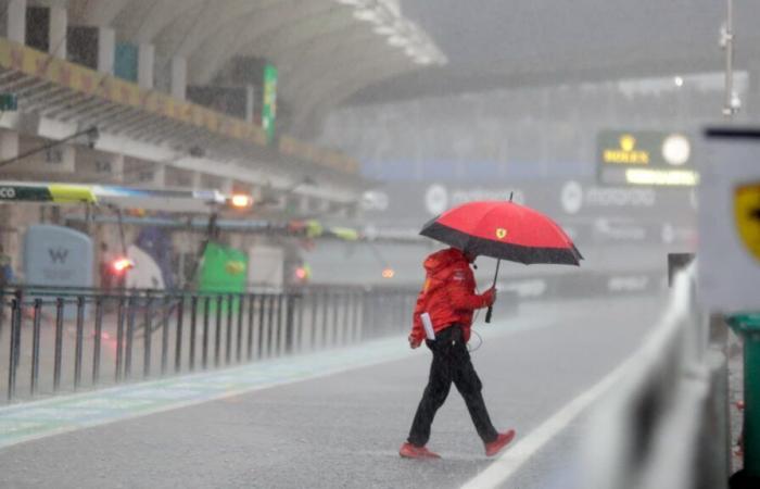 rain causes Brazilian Grand Prix qualifying to be postponed until Sunday