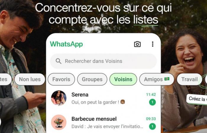 WhatsApp: finding conversations with family and friends becomes child's play