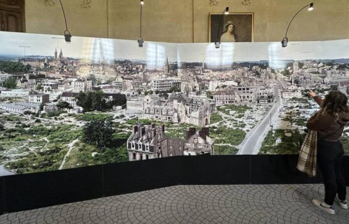 Last day to enjoy an immersive panorama of post-war Caen at the town hall