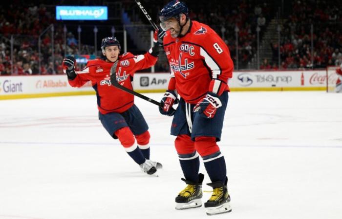 NHL: five goals from the Caps in the 1st period, including Alex Ovechkin’s 6th of the season