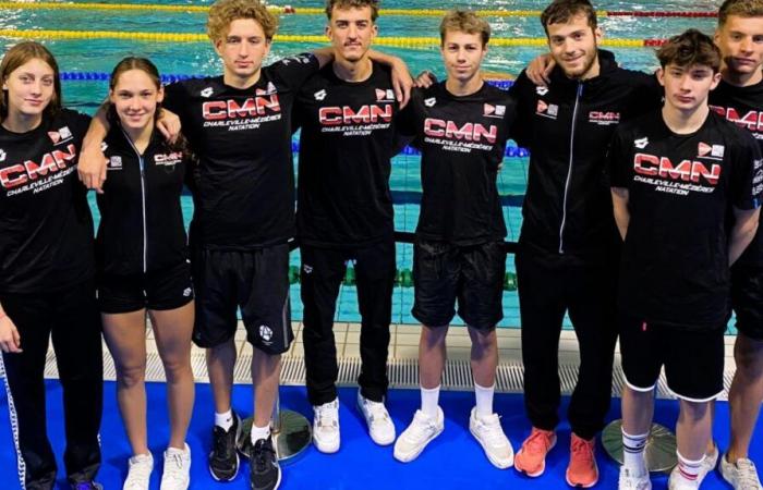 At the French swimming championships, Carolo Tom Rémy takes the bronze medal