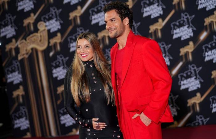 Amir soon to be a father for the third time, his pregnant wife at the NRJ Music Awards