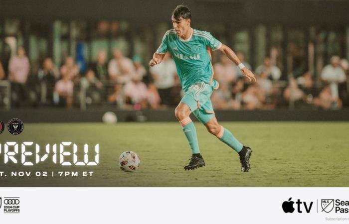 MATCH PREVIEW: Inter Miami CF to Visit Atlanta United for Second Match  in the Audi 2024 MLS Cup Playoffs Round One Best-of-3-series