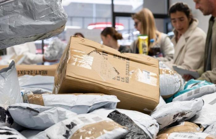 In France, packages lost by post can be bought by the kilo and blindly