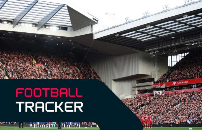 Football Tracker: Liverpool and Man City in Premier League action, Bayern hosting Union