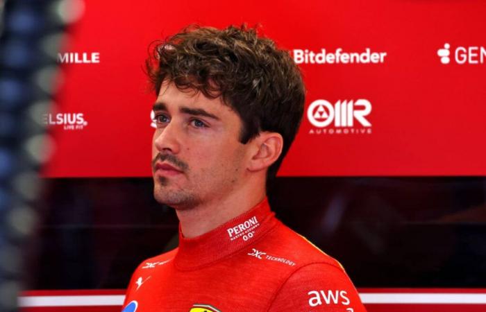 Heavy fine for Charles Leclerc after a slip-up in conference