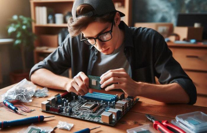 “People are stupid!” »: this player mounted his PC with wood screws, the technician was surprised by his feat