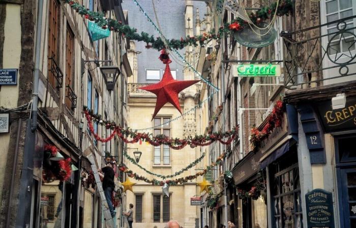 The TV film shot in Rouen, Love at First Sight at the Christmas Market, will soon be on TV