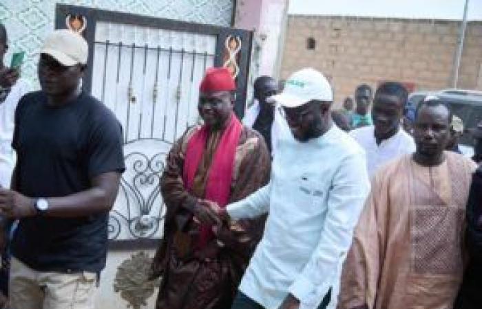 El Malick Ndiaye receives the support of Aliou Dia, mayor of Mbeuleukhé…