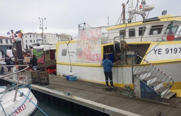 In Vendée, fishermen from Île d'Yeu blocked the shuttle to Fromentine