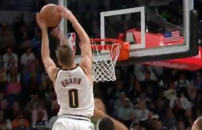 Christian Braun, Rudy Gobert Nearly Fight After Poster Dunk