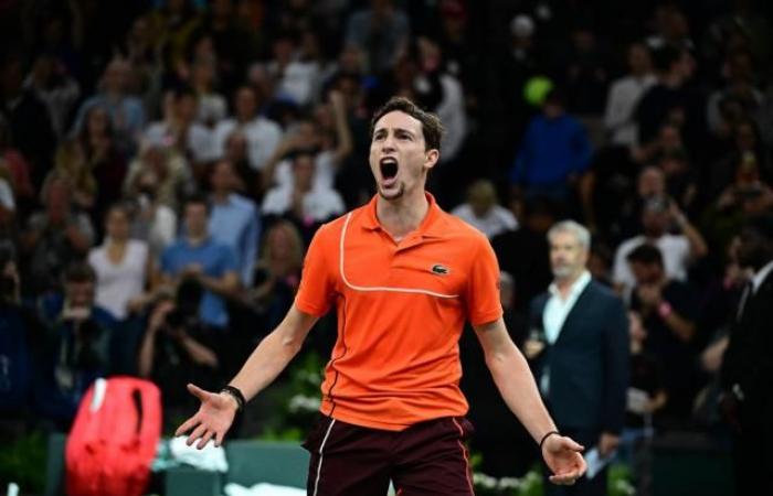 Ugo Humbert savors his qualification for the final of the Rolex Paris Masters (Tennis)