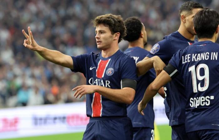 The PSG group against RC Lens revealed