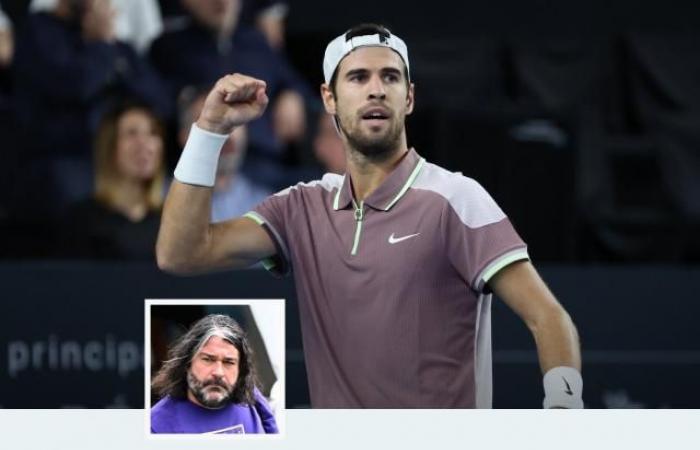 The game of Karen Khachanov, opposed to Ugo Humbert, analyzed by Emmanuel Planque