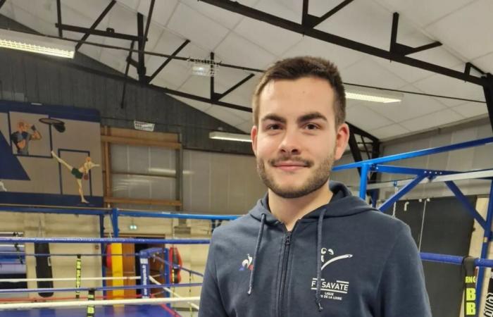 Originally from Maine-et-Loire, Eliott Martineau is world champion of Savate Boxe Française