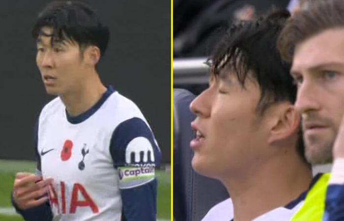 Heung-min Son apperars to make X-rated remark as he questions being substituted