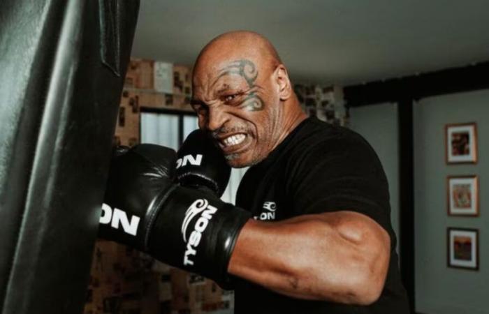 Mike Tyson trains six hours a day to prepare for his comeback