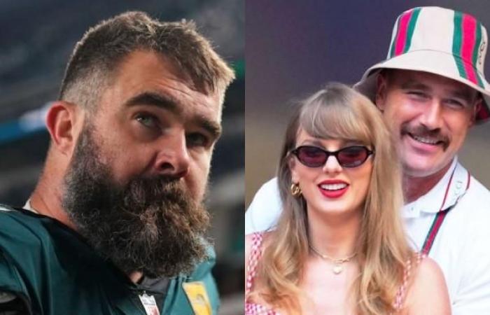 Jason Kelce reacts to fan’s ill remarks about Taylor Swift, Travis Kelce