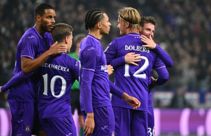 D1A: Anderlecht corrects Kortrijk and returns to victory (4-0)