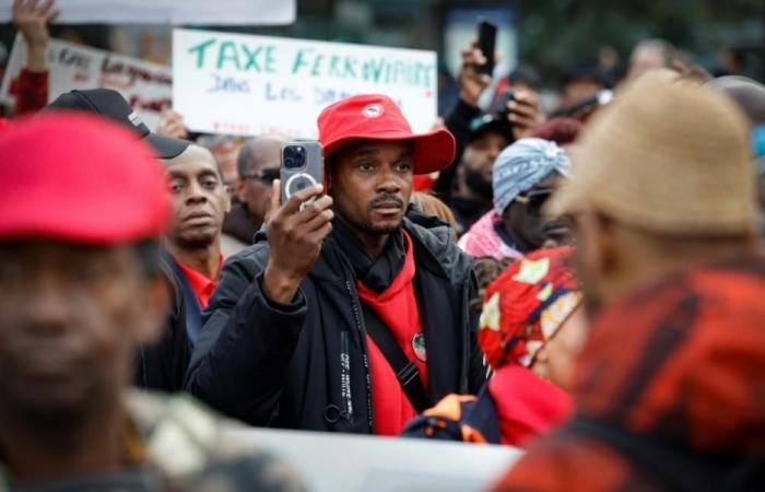 The overseas diaspora demonstrates in Paris against the high cost of living