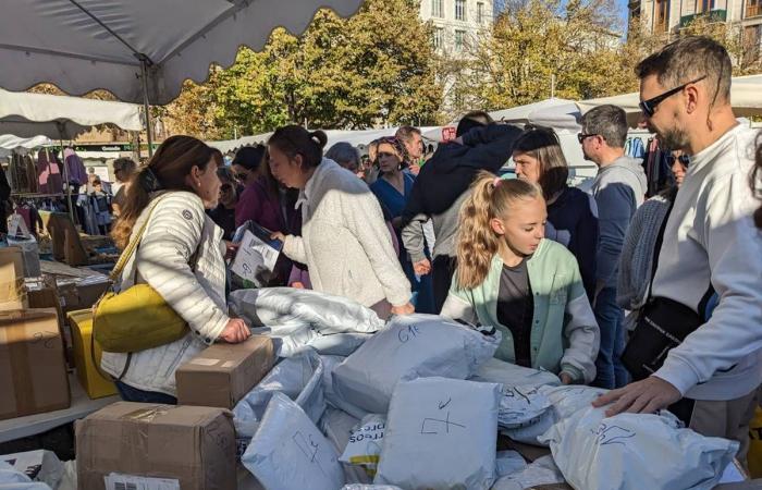 Mystery packages sold by weight and chocolate bars at discounted prices delighted the public at the All Saints' Fair in Puy-en-Velay