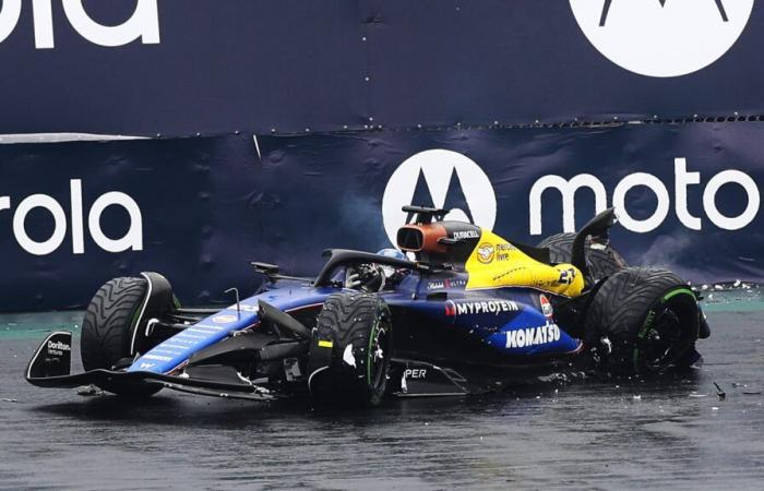 Williams confirm Alex Albon to miss Sao Paulo Grand Prix after heavy qualifying crash