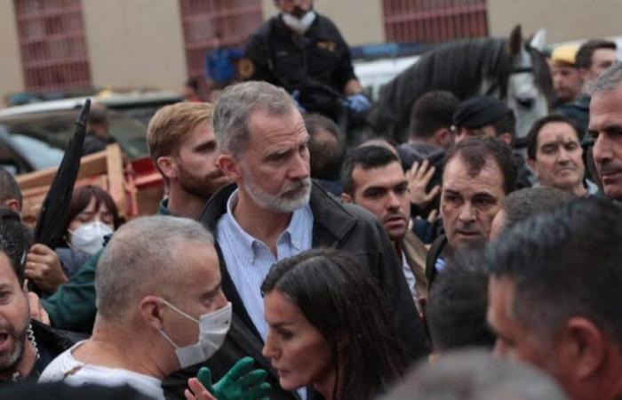 King Felipe heckled by flood victims in the Valencia region