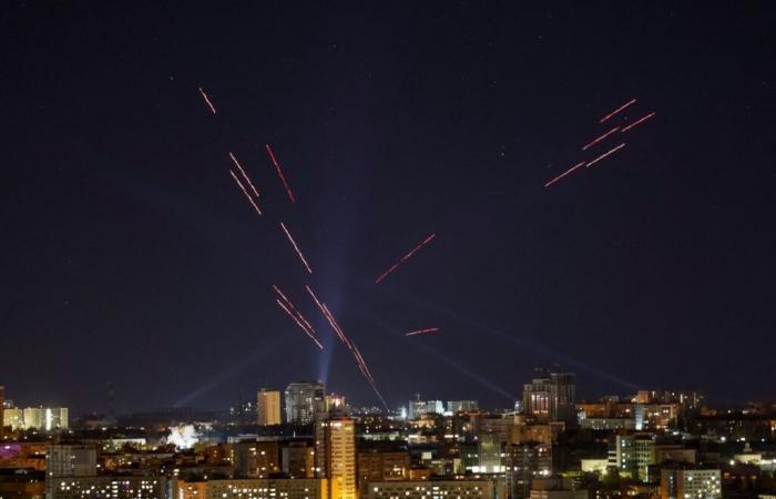 Russian drones strike buildings and power lines in Kyiv, Ukraine says